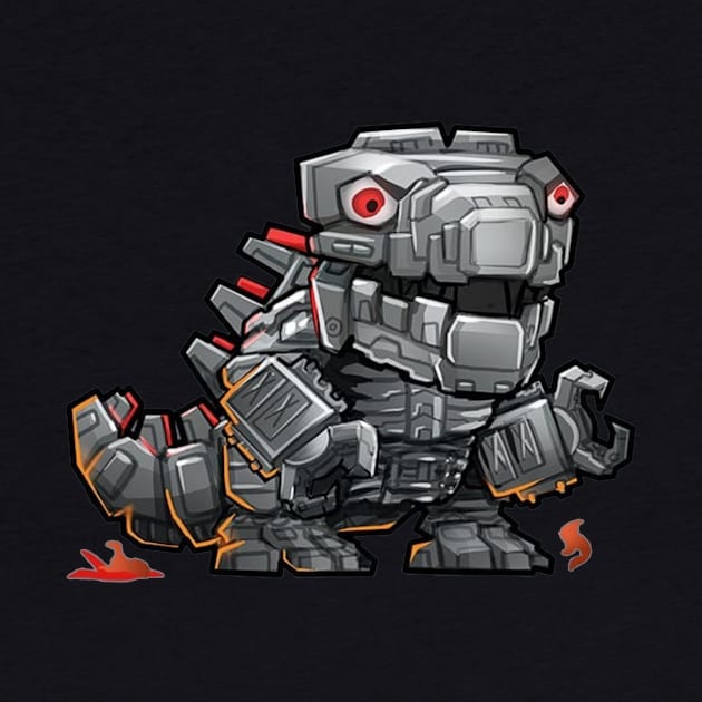 mechaGodzilla by mprokolo corgi